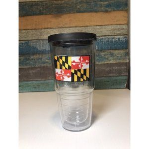 Tervis Maryland State Flag Patch Made in USA  Insulated Tumbler, 24oz,